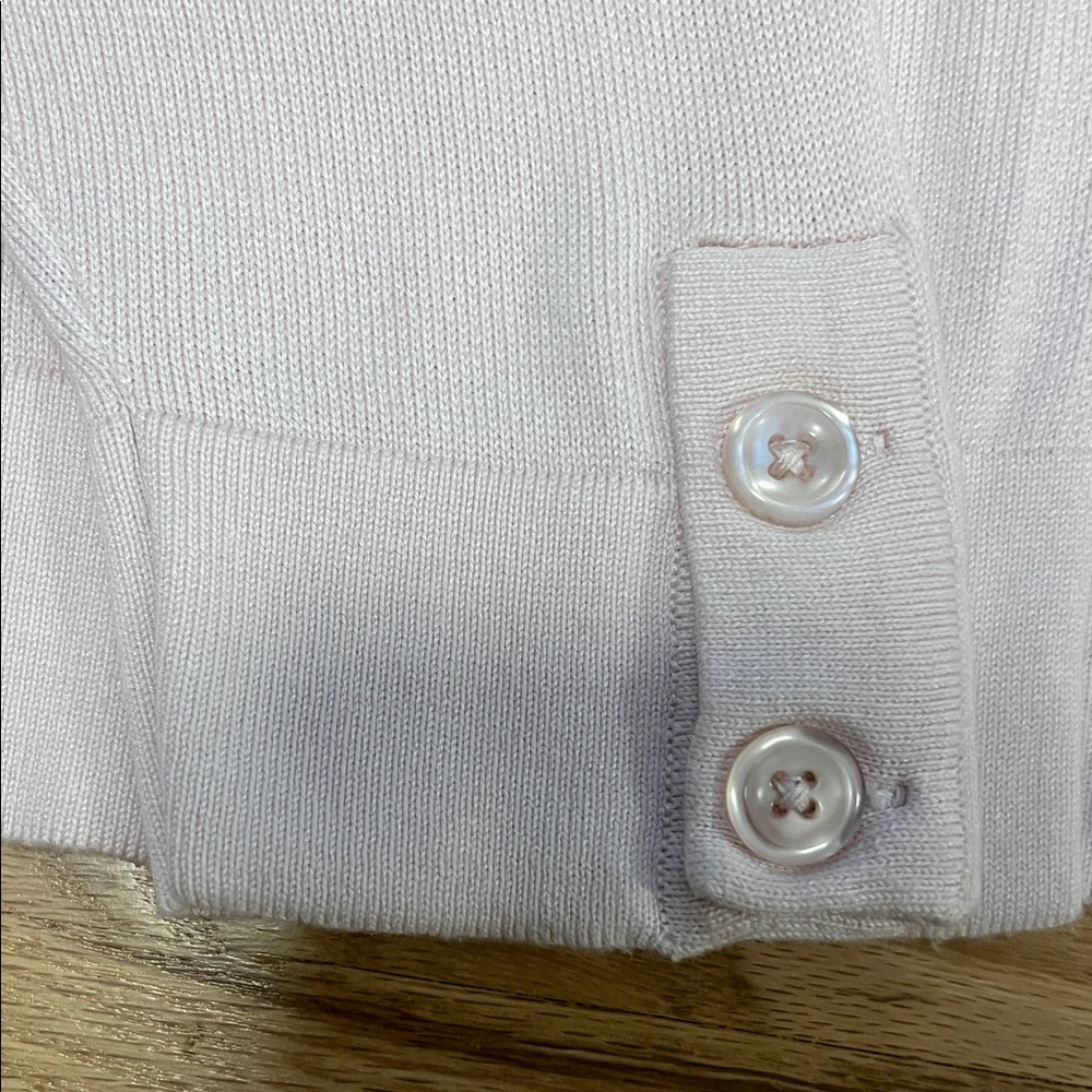 Simons Light Pink Open-Front Cardigan - Picture 5 of 8